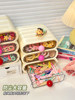 Children's Hair Accessories Storage Box Desktop Drawer Girls' Hair Ties Hair Clips Multi-Layer Large Capacity Cute Jewelry Box