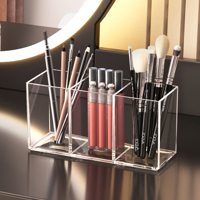 Makeup Brush Storage Box Transparent Acrylic Dressing Table Lipstick Eyebrow Pencil Eye Shadow Desktop Mirror Cabinet Cosmetics Storage Makeup Brush Storage Box Transparent Acrylic Dressing Table Lipstick Eyebrow Pencil Eye Shadow Desktop Mirror Cabinet Cosmetics Storage