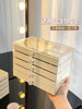 Jewelry Storage Box, High-End and Exquisite, New Drawer-Type Necklace and Earring Multi-Layer Large-Capacity Earring and Hand Jewelry Box