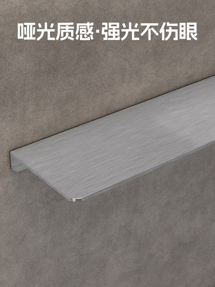 Stainless Steel Shelf, Straight Partition, Creative Bathroom Storage Rack, Kitchen Storage Rack, Simple Wall-Mounted Bookshelf