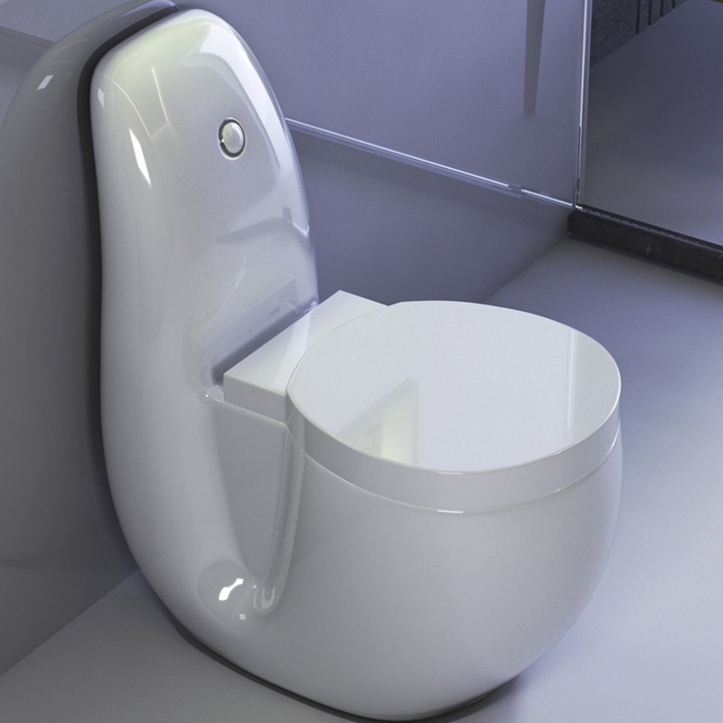 Colorful Ceramic Creative Pipe Shape No Water Pressure Super Swirl One-Piece Toilet Jet Siphon Silent Toilet Colorful Ceramic Creative Pipe Shape No Water Pressure Super Swirl One-Piece Toilet Jet Siphon Silent Toilet