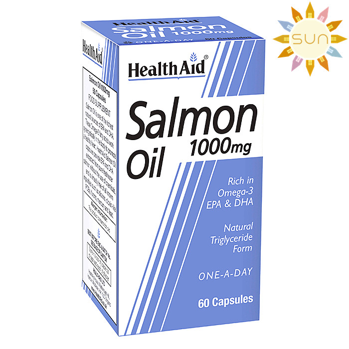 Macau UK HealthAid Salmon Oil 1000mg 60 Capsules