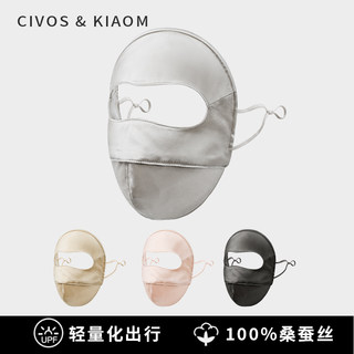 100% Mulberry Silk Facial Sunscreen Mask for Women, Autumn Full Face Uv Protection Facekini 2025 New Model