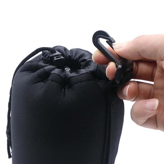 SLR camera lens bag storage bag tube waist bag photography bag simple portable camera bag lens protection bag cover