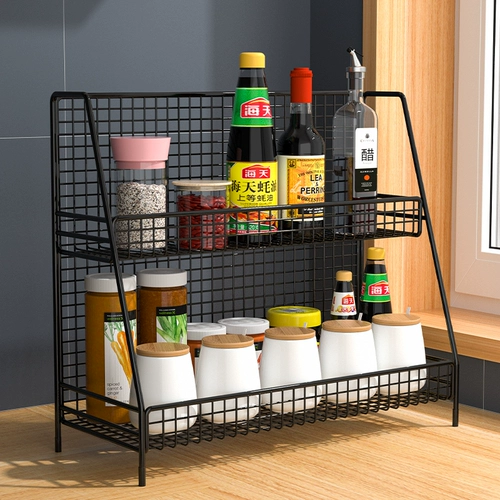 Столешница, приправы, соевый соус, уксус, соль, бутылка для приправ, многослойный артефакт, многофункциональная стеллаж для хранения, кухонная стеллаж для хранения приправ