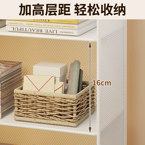 Книжная полка, тележка для домашнего использования для школьников, многослойная простая система хранения, книжный шкаф