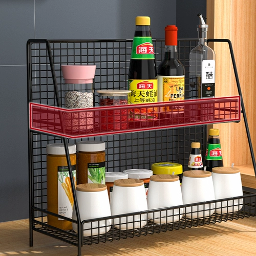 Столешница, приправы, соевый соус, уксус, соль, бутылка для приправ, многослойный артефакт, многофункциональная стеллаж для хранения, кухонная стеллаж для хранения приправ