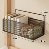 Черный, среднего размера (в комплект входит клейкий крючок + бесследные гвозди)