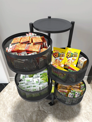 Крутящаяся система хранения для домашнего использования, многослойная тележка, коробочка для хранения