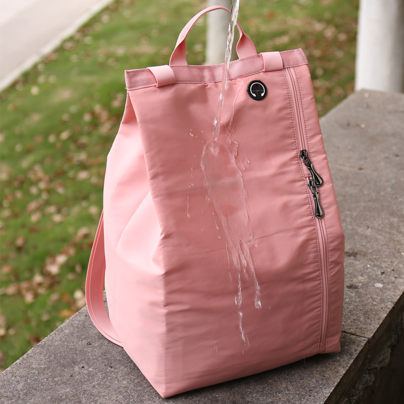 Passable Fold Dry Wet Separation Bag Women Travel Waterproof Swimming Fitness Double Shoulder Carry-on Bag Outdoor Sports Cashier Bag