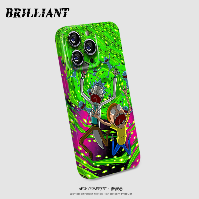 Japanese Anime Style Rick and Morty Phone Case Full-Cover Soft Case for Apple 16 Pro Max High Aesthetic Appeal for Boys, iPhone 15 Shockproof, Super Popular on Instagram, Suitable for Vivo Iqoo Neo9 Xiaomi Japanese Anime Style Rick and Morty Phone Case Full-Cover Soft Case for Apple 16 Pro Max High Aesthetic Appeal for Boys, iPhone 15 Shockproof, Super Popular on Instagram, Suitable for Vivo Iqoo Neo9 Xiaomi