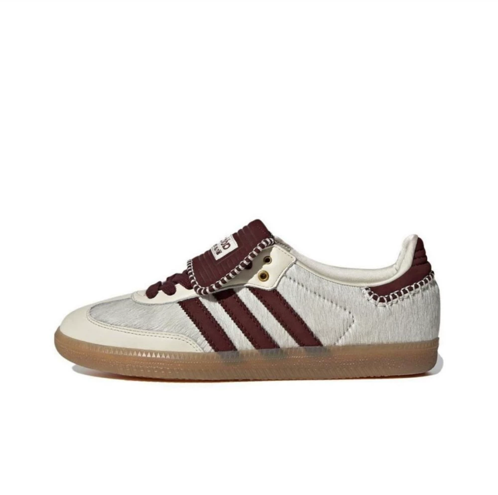 Объединенные кроссовки Samba Wales Bonner x adidas для мужчин и женщин с длинным язычком, ретро, 2023 новый