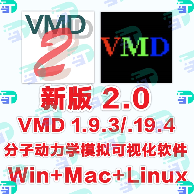 Vmd 2.0/1.9.4/1.9.3 Molecular Dynamics Simulation Visualization Software Supports Remote Installation Services