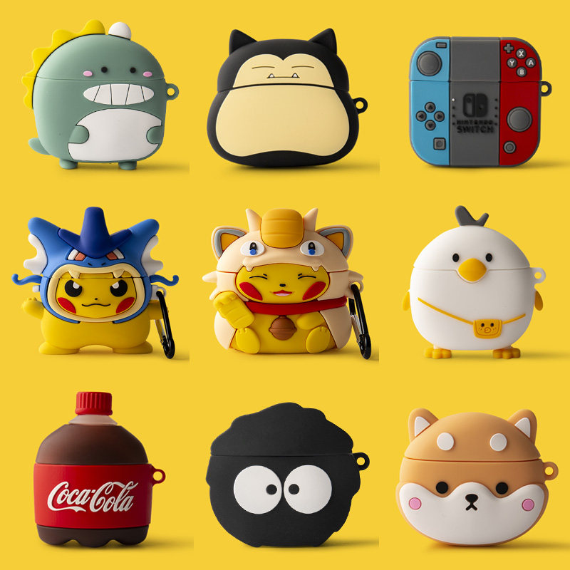 Huawei FreeBuds3 protective silicone shell freebus3 protective shell freebus3 headset cartoon cute free3 wireless Bluetooth headset box