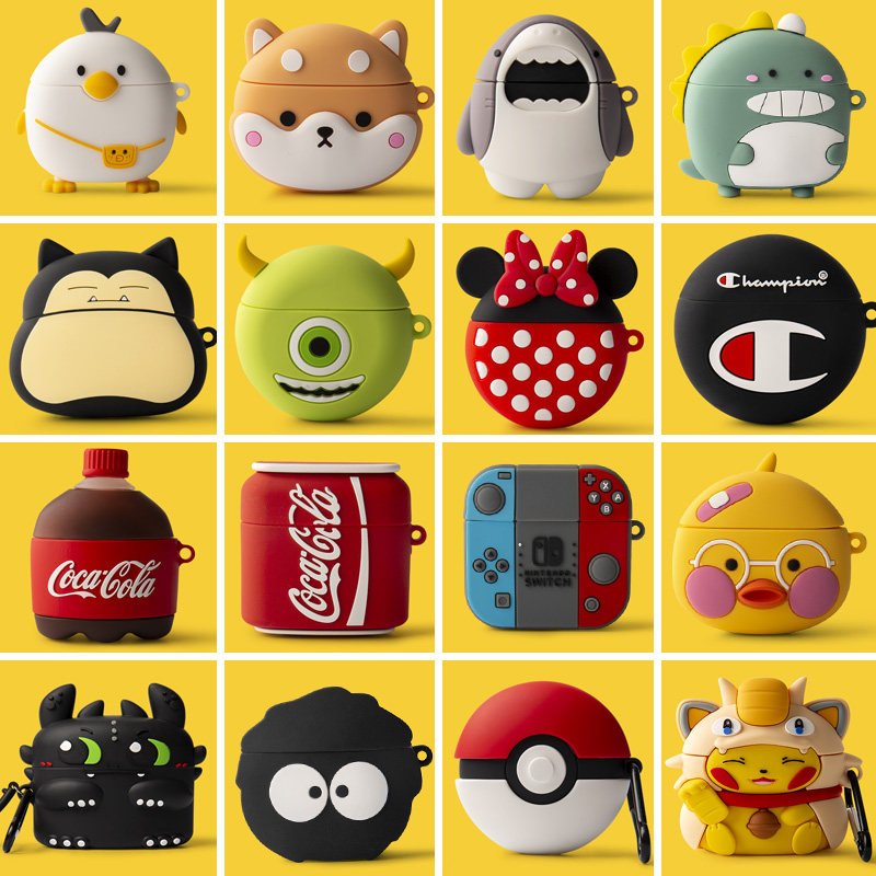 Huawei FreeBuds3 protection shell Huawei trigeneration freebuds3 wireless Bluetooth headphone sleeve silicone gel soft free buds3 cute cartoon free3 protection shell tide