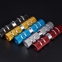 Solid aluminum alloy bicycle Mountain bike Rear foot pedal Foot pole Foot column car step rod Back seat foot can stand