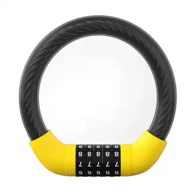 Bicycle combination lock mountain bicycle anti-theft portable electric car helmet lock fixed chain ring lock