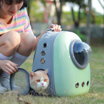 Cat Bag Takeaway With Portable Space Cabin Kitty Dogs Double Shoulder Carrying Travel Bag Cat Cage Large Number Pet Backpack