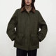 Loose silhouette workwear cotton jacket cotton jacket women
