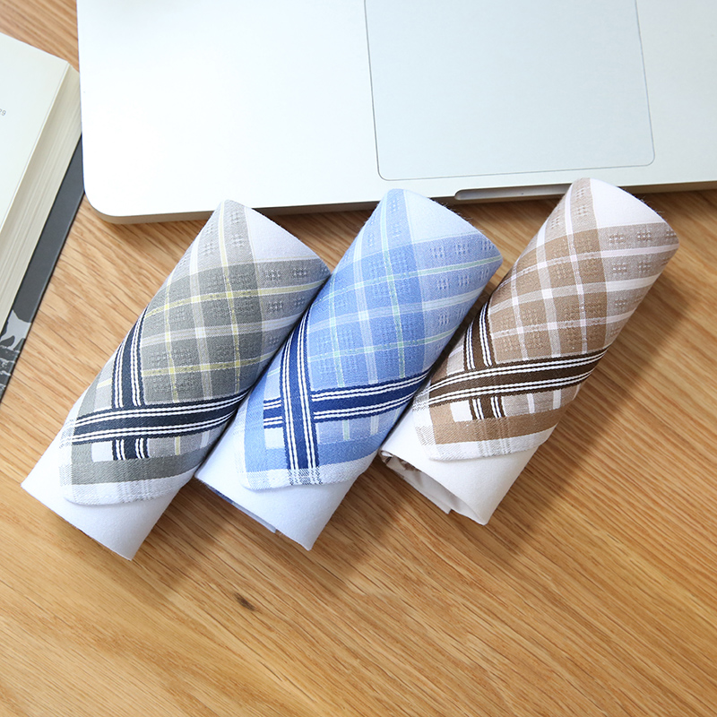 Men's handkerchief small square handkerchief pure cotton classic square cotton Japanese-style sweat-wiping nostalgic men's summer sweat-absorbing handkerchief