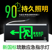 New National Standard Fire Emergency Light Safety Exit Single-sided Emergency Evacuation Signs Emergency Signs LED Spotlights