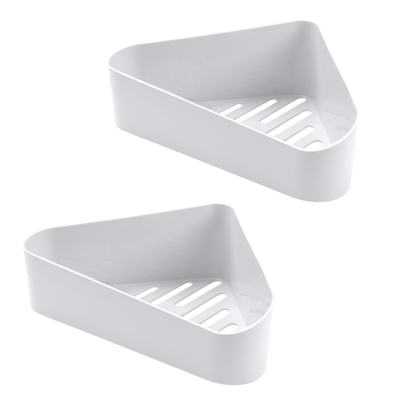 Bathroom Powder Room Shelf Kitchen Storage Rack Storage Basket Free Punch SWX1031