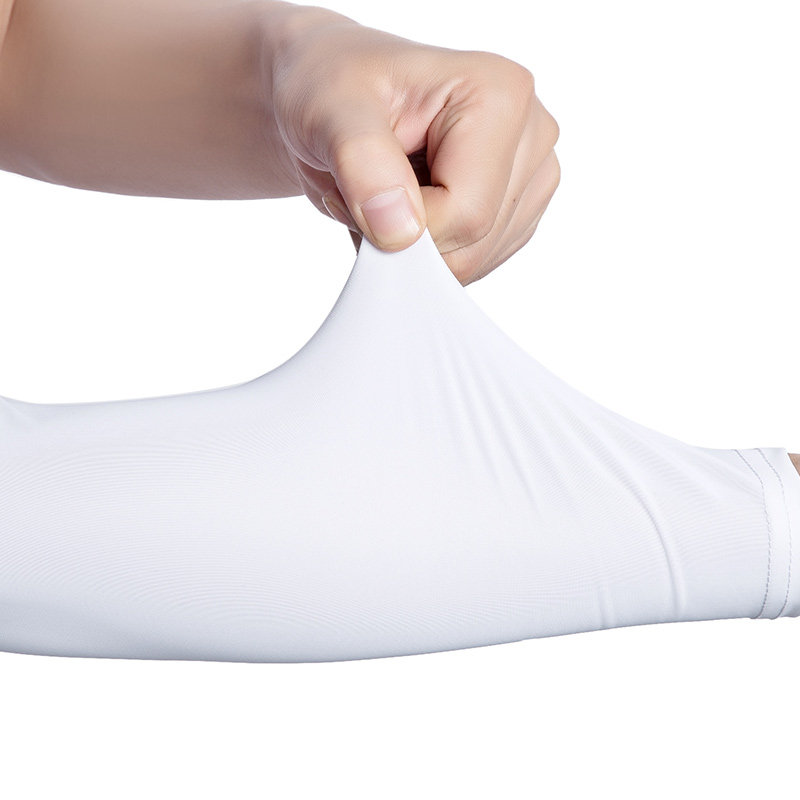 Ice Silk Sunscreen Sleeve M4005 White XL