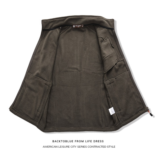 Мужской жилет из полярного флиса, весна-осень, свободный спортивный жилет для рыбалки, флисовая куртка большого размера для мужчин