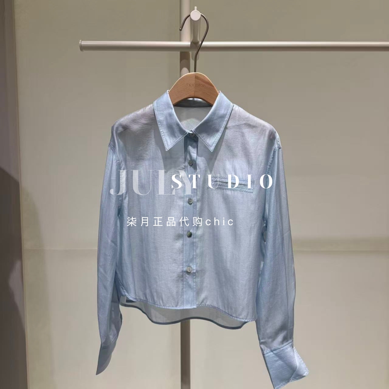 10J1Ka02F019-469 Tky Shop【September Authentic Store】26 Summer Short Long-Sleeve Shirt