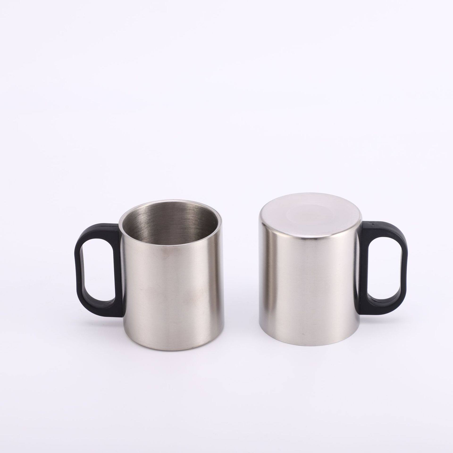 иероглиф "Счастье" 新的300毫升户外创意锁不锈钢喷雾塑料杯，锁扣水杯，咖啡杯