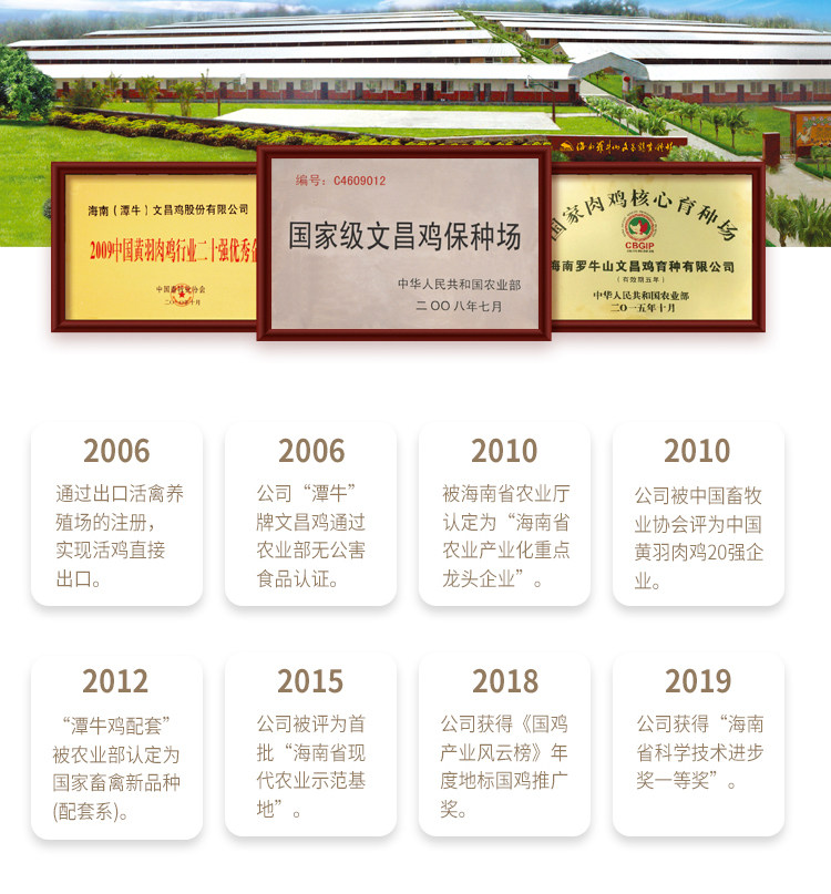 国家地理标志产品 海南文昌 散养大公鸡 2斤/只 图11