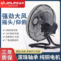 Golden Antelope Ground Fan Ground Fan Home Desktop Industrial Commercial Dormitory Powerful High Power Wind Ecstasy