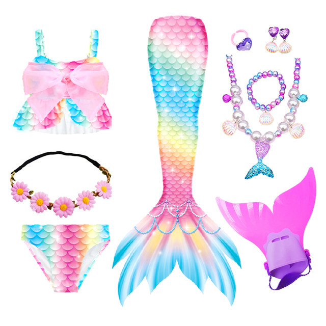 ຜະລິດຕະພັນໃຫມ່ mermaid tail ເດັກນ້ອຍ swimsuit ເດັກນ້ອຍ mermaid costume ເດັກຍິງແຍກ swimsuit ສາວ mermaid ຫາງ