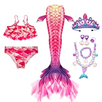 Комплект из трех частей красной марли кои + корона + ожерелье 5