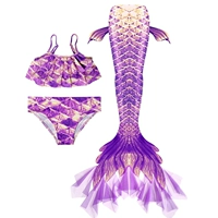 Набор из трех частей фиолетовой марли