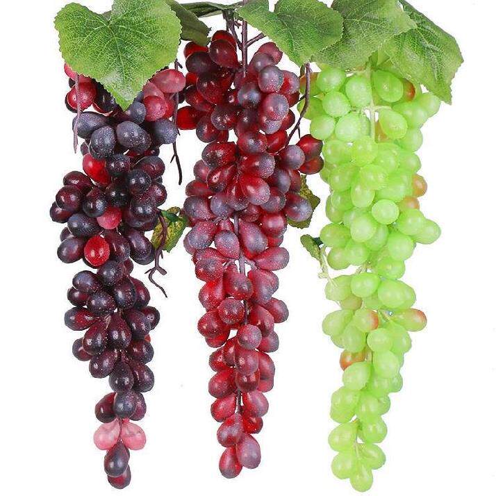 Process gift decoration simulation flower large grapes hanging hanging gardens fake vegetables and fruits plastic grape toy fake fruit