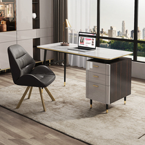 Yang Ying Italian light luxury Rock board desk modern simple small apartment bedroom office with drawer computer desk