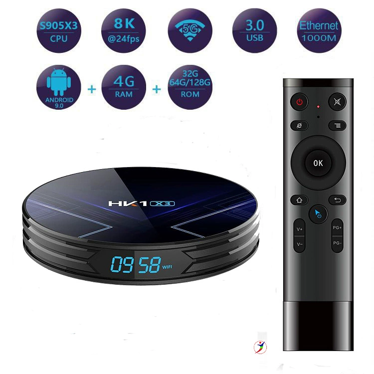 Thiết bị siêu cao 4k Blu-ray gia đình rõ ràng mạng không dây Gigabit phát wifi 8k cổng set-top box hộp mạng TV - Trình phát TV thông minh