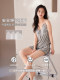 Ice Silk Pajamas for Women, Summer Thin Sleeveless Camisole Shorts with Chest Pads, Sweet and Sexy Pure Desire Style Loungewear