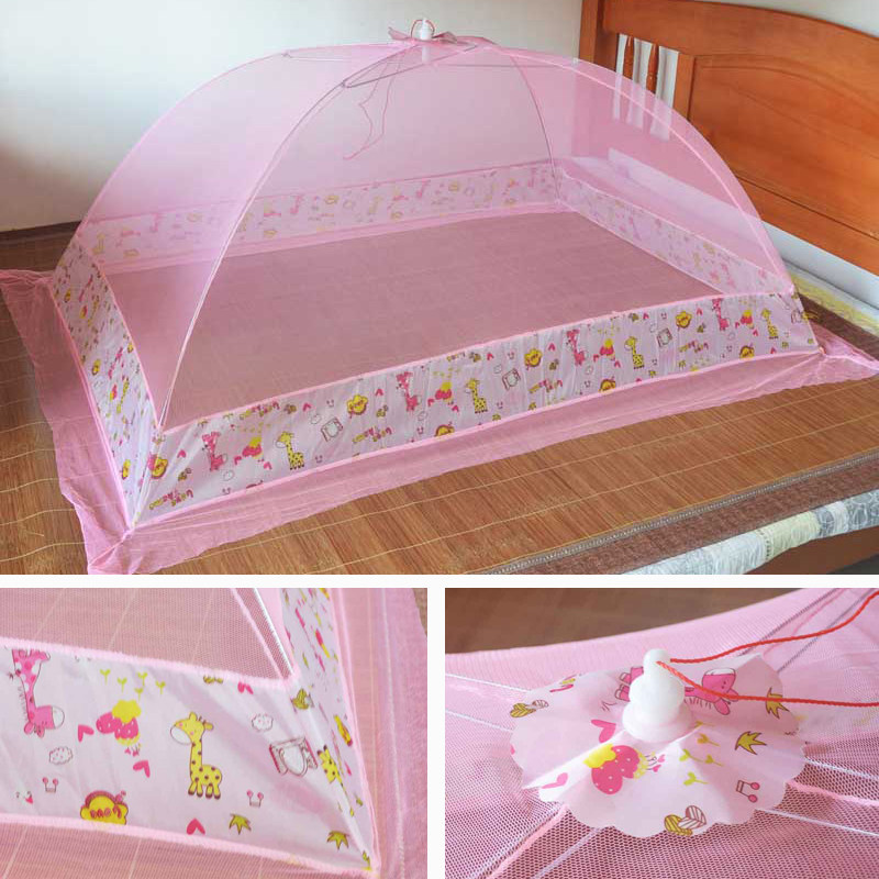 No-install folding mosquito net rack Mosquito net cover Foldable adult mosquito net cover Bottomless foldable umbrella type mosquito