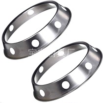 Commercial Hotel Restaurant Kitchen Stainless Steel Pan wok bracket Frying Pan Support Round Pan Circle Insulation Pan holder foreign trade