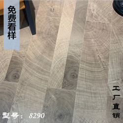 Shop Supermarket Eco-Friendly Wear-Resistant Gray Wood Flooring Engineered Composite Nordic Wood Grain Art Double-Layer Factory Direct Sale