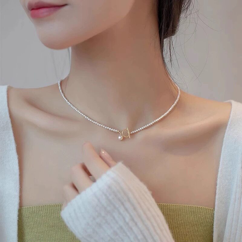 minimalist ot buckle chain necklace – slim short luxury choker for women minimalist ot buckle chain necklace – slim short luxury choker for women