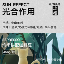 Meow Xiaoya Photosynthesis Italian Balanced Blend Black Coffee Beans Arabica freshly baked can be ground 454g