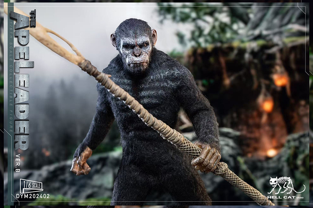 NEW Hell Cat 1/6 Planet of the Apes Caesar Apeleader Ver.B Action