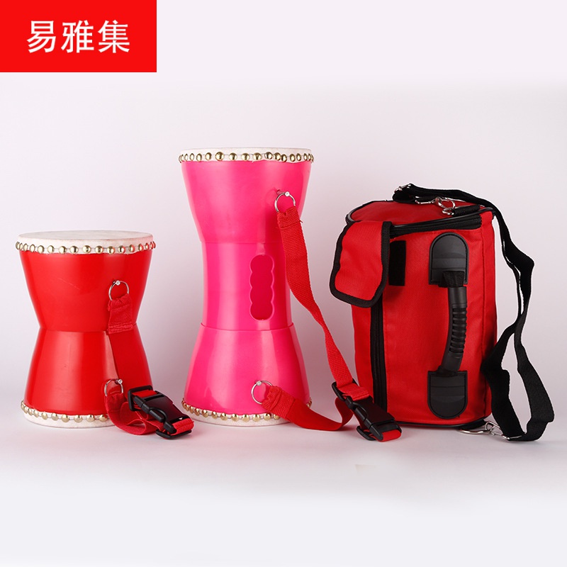 Retractable thin waist drum Adult square dancer clapping drums Singing chest drum props