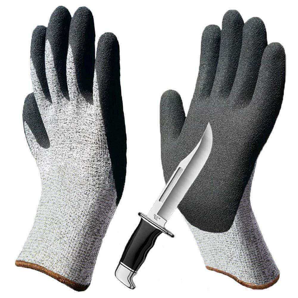 Cutting gloves Wear resistant and piercing gardening kitchen woodworking gloves Clean - soaked rubber cutting gloves