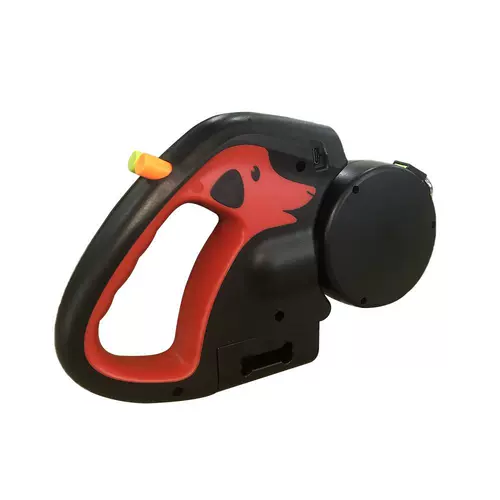 Двусторонний тяговый трос для домашних собак, автоматическая выдвижная USB-зарядка, тяговый трос со светодиодной подсветкой, поводок для выгула собак «один-два»