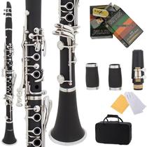 Source of supply: 17-key clarinet in B flat clarinet instrument bakelite clarinet with luggage