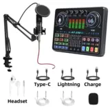 Комплект, оборудование, мобильный телефон, микрофон, английский, 48v, полный комплект